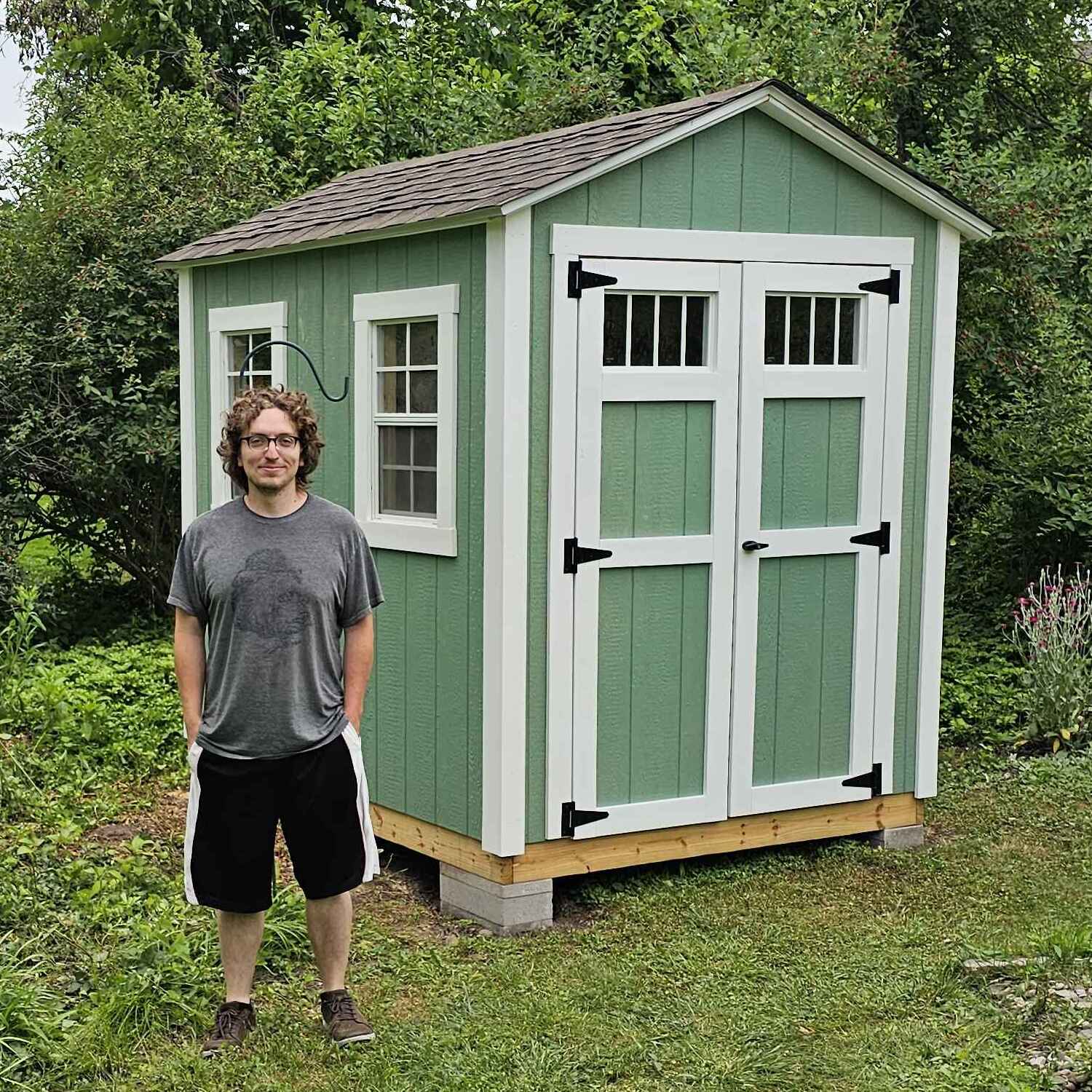 Portrait of Webster Shed founder Brett Mikkelson